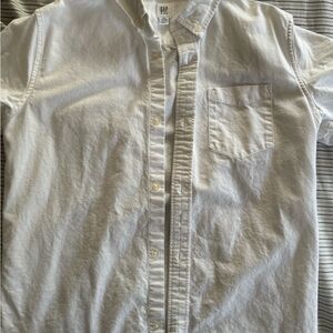 GAP Men's Casual White Button Down Shirt